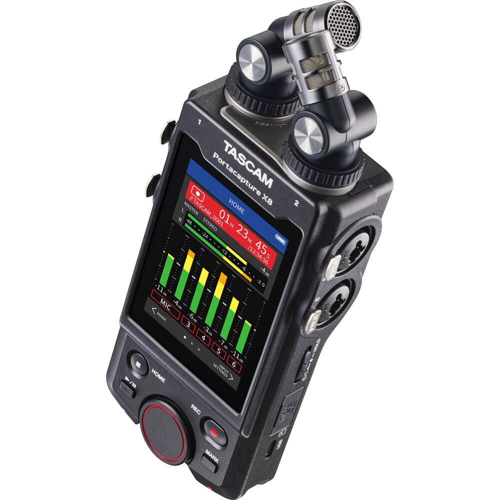 Tascam Portacapture X8 8-Channel 32-Bit Float Portable Audio Field Recorder