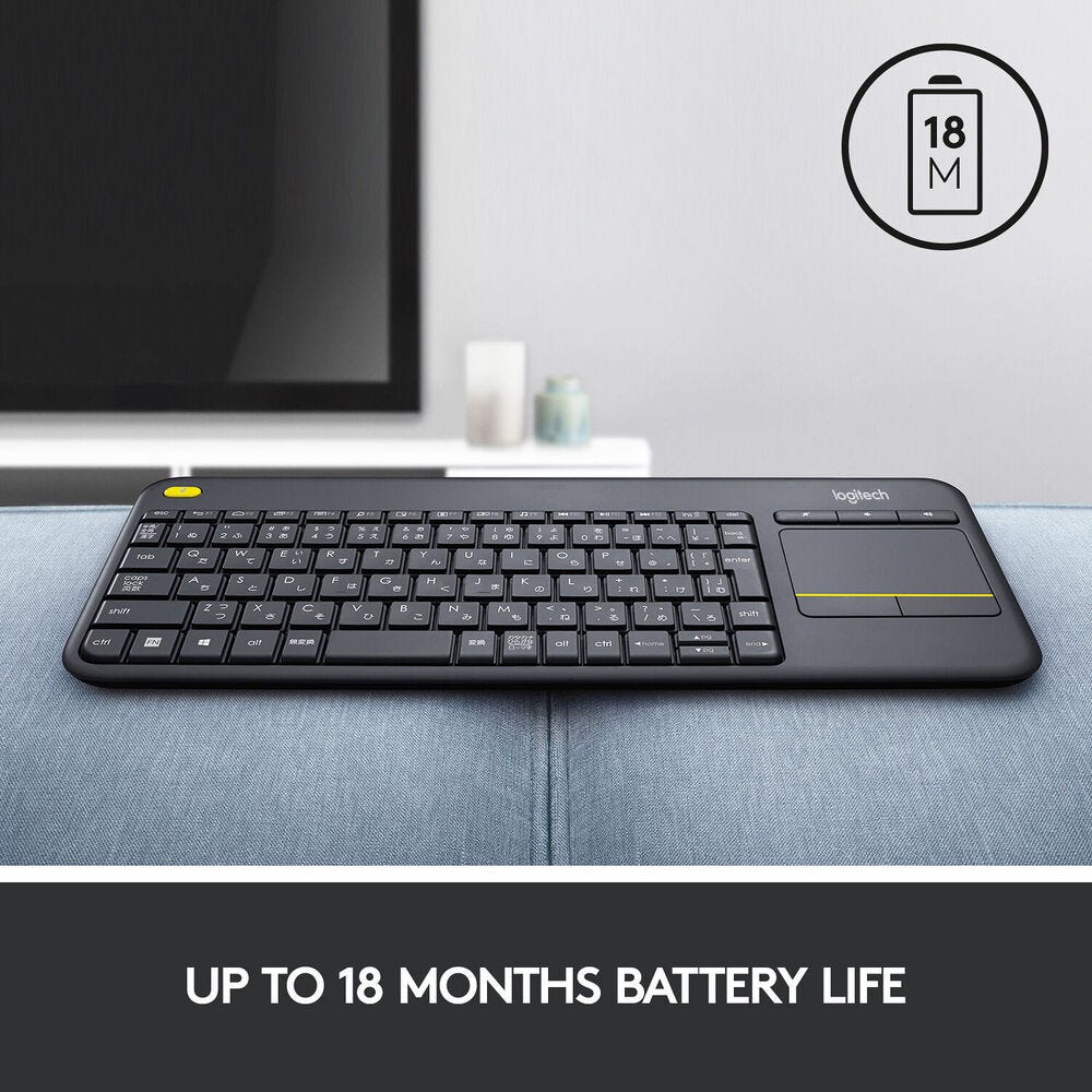Logitech Wireless Touch Keyboard K400 Plus