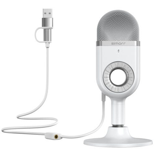 simorr Wave U1 USB Condenser Microphone (Black)