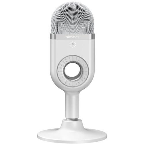 simorr Wave U1 USB Condenser Microphone (White)