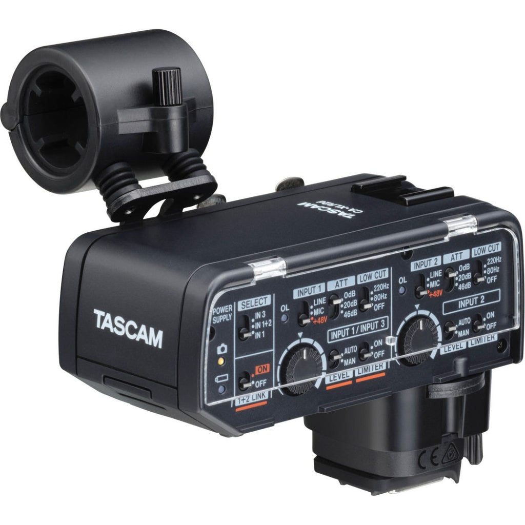 Tascam CA-XLR2d XLR Microphone Adapter Canon Kit