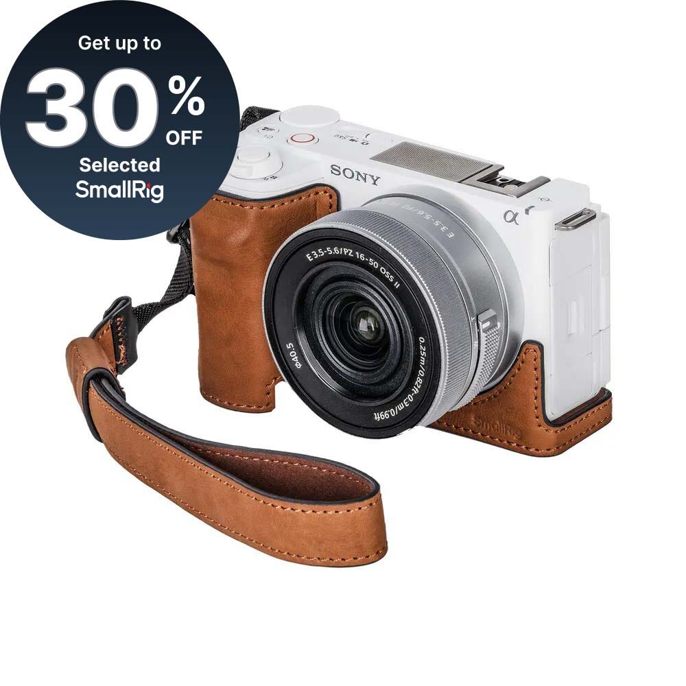 SmallRig Leather Case Kit for Sony ZV-E10 II (Brown) 4889