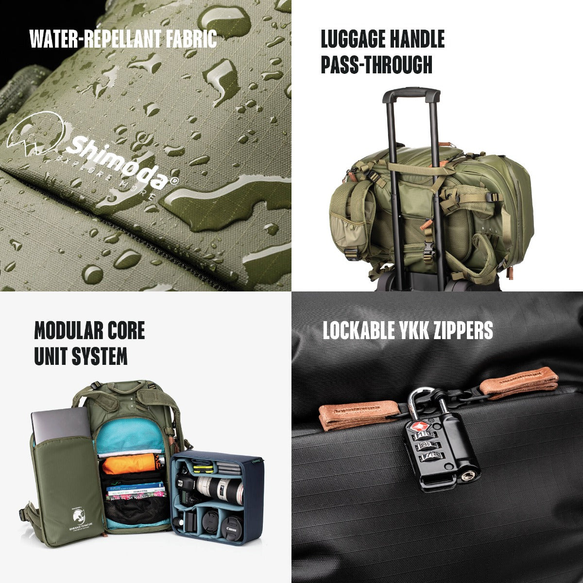  Shimoda Designs Explore v2 35 Photo Backpack (Army Green)