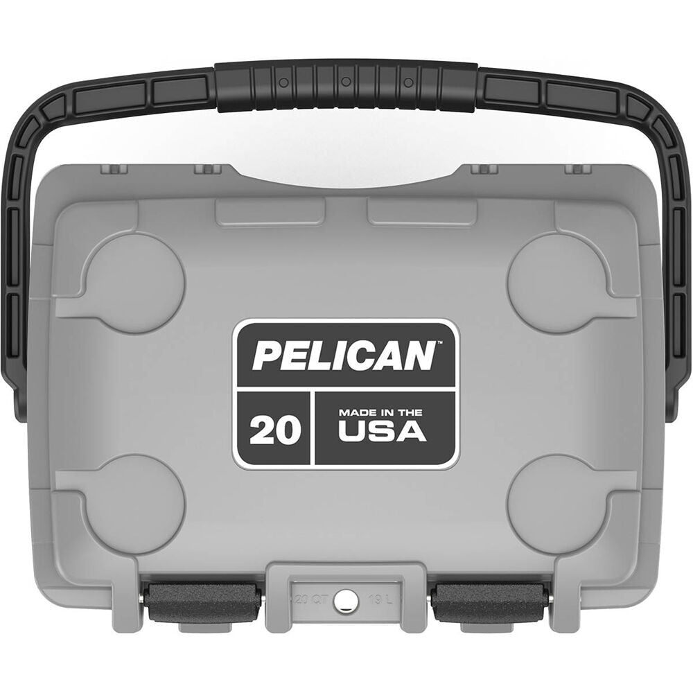 Pelican 20QT Elite Cooler - Dark Gray - Green
