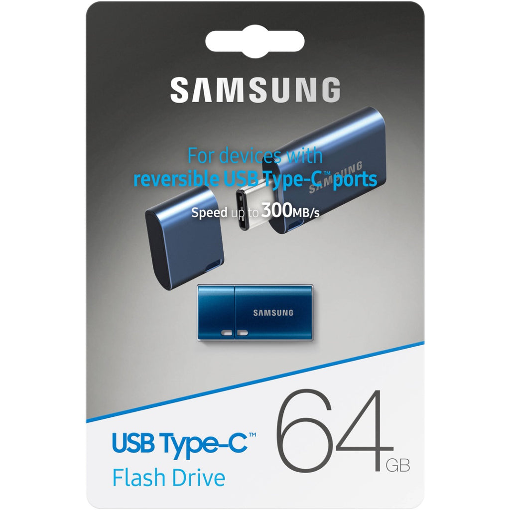 Samsung 64GB USB 3.1 Type-C Flash Drive - Blue