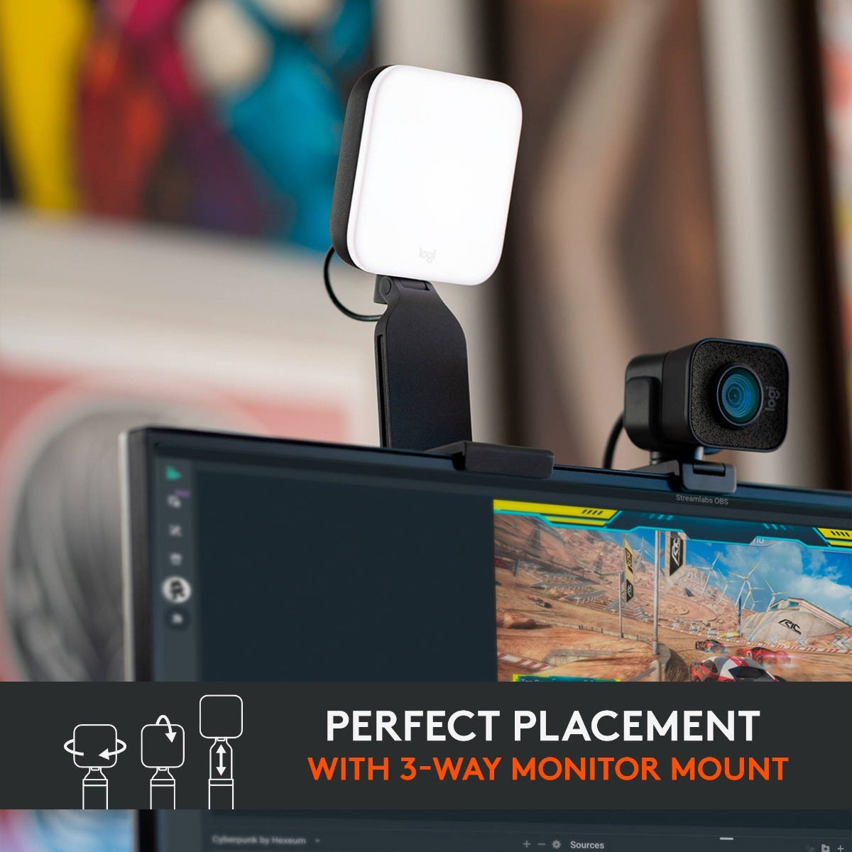 Logitech Litra Glow Premium Streaming Light 