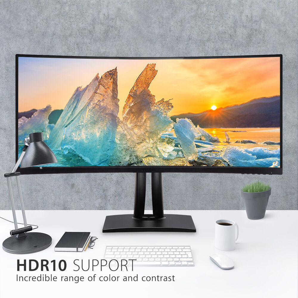 ViewSonic ColorPro VP3481a 34" 100Hz Curved Monitor with USB-C Dock