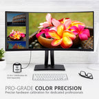 ViewSonic ColorPro VP3481a 34" 100Hz Curved Monitor with USB-C Dock