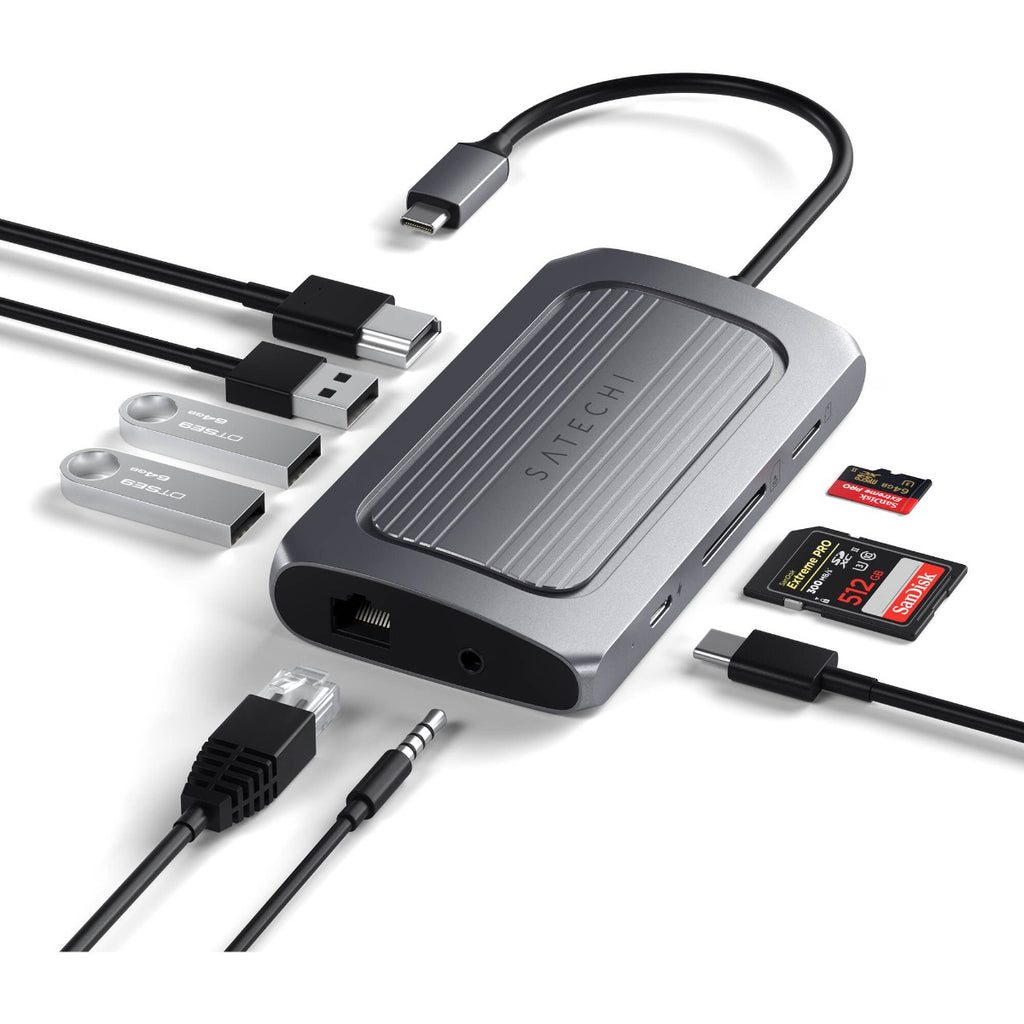 Satechi USB4 Multiport Adapter with 8K HDMI - Space Grey 