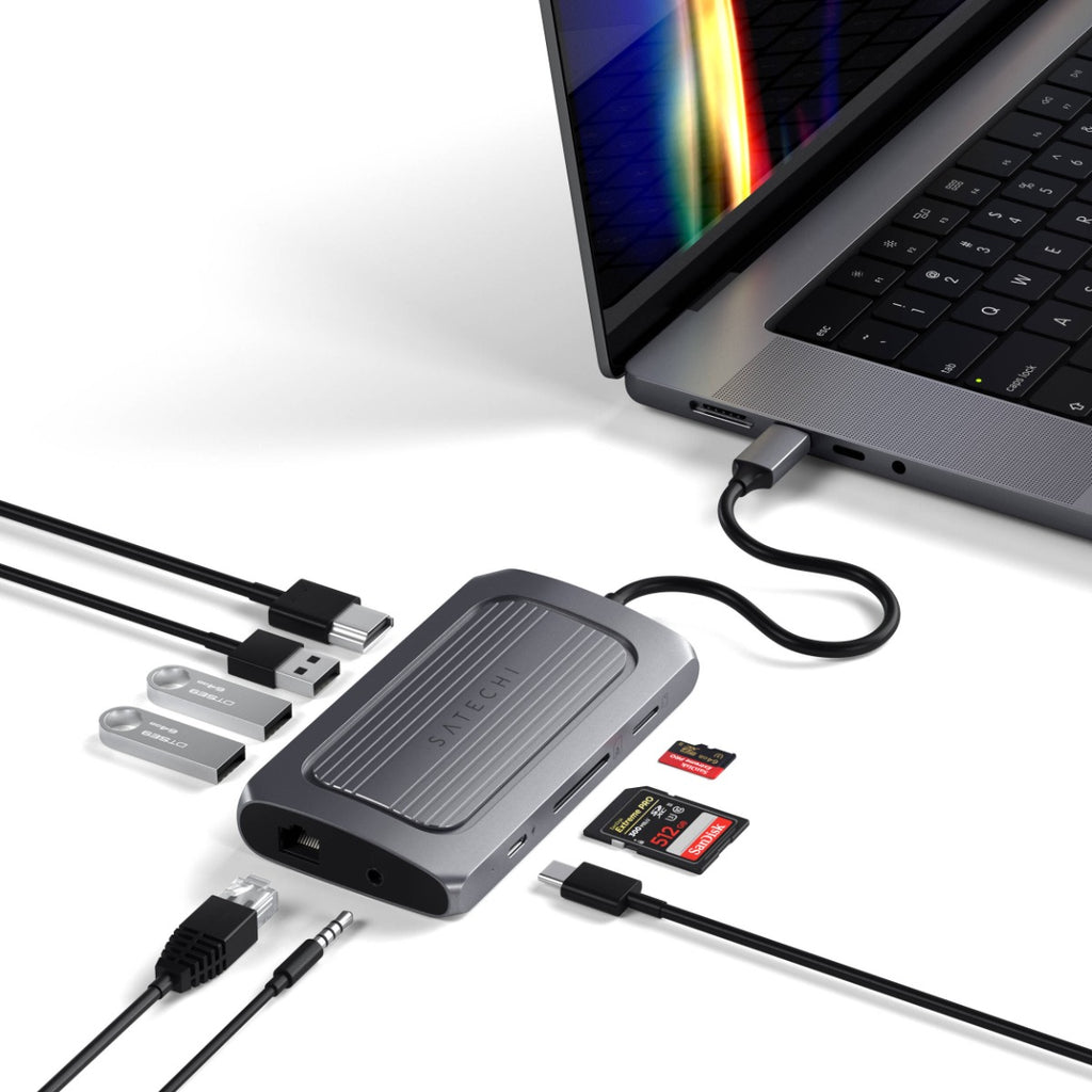 Satechi USB4 Multiport Adapter with 8K HDMI - Space Grey 