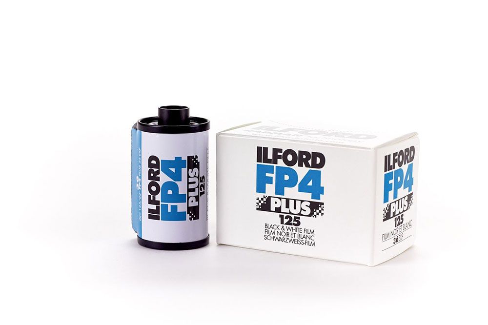 Ilford FP4 Plus Black and White Negative Film (35mm Roll Film, 36 Exposures)