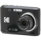 Kodak PIXPRO FZ45 Camera (Black) with Energizer Recharge Charger (4xAA Incl)