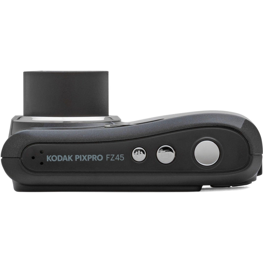 Kodak PIXPRO FZ45 Camera (Black) with Energizer Recharge Charger (4xAA Incl)
