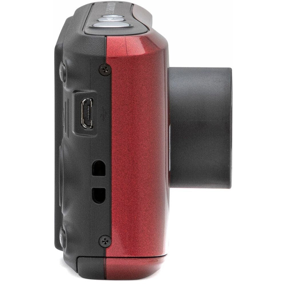 Kodak PIXPRO FZ45 Camera (Red) with Energizer Recharge Charger (4xAA Incl)