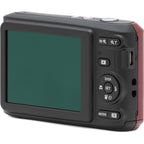 Kodak PIXPRO FZ45 Camera (Red) with Energizer Recharge Charger (4xAA Incl)