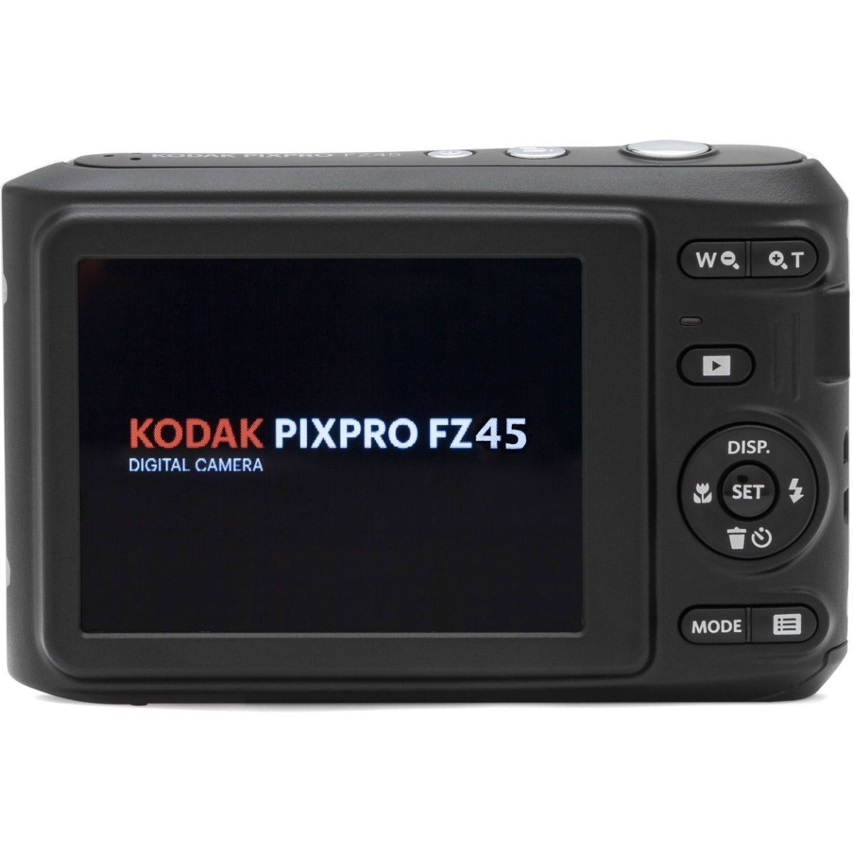 Kodak PIXPRO FZ45 Camera (White) with Energizer Recharge Charger (4xAA Incl)