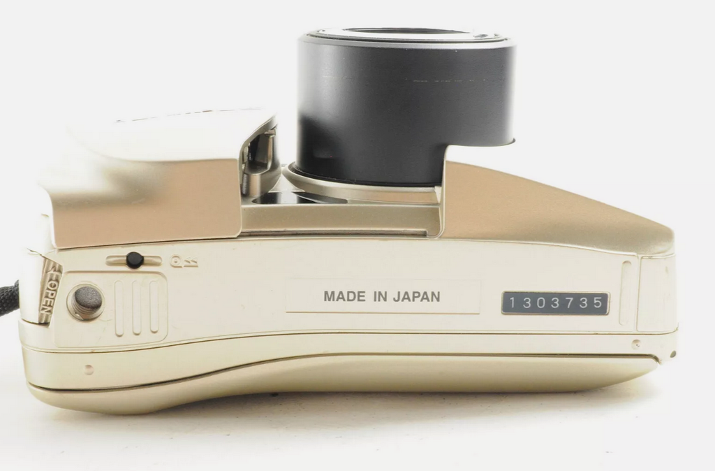 Used Olympus µ mju Zoom 105 Zoom Gold (Point & Shoot 35mm Film Camera) S/N 5766331