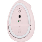 Logitech Lift Vertical Ergonomic Mouse - Rose