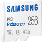Samsung 256GB Pro Endurance Micro SDXC Memory Card with Adaptor - 100MB/s