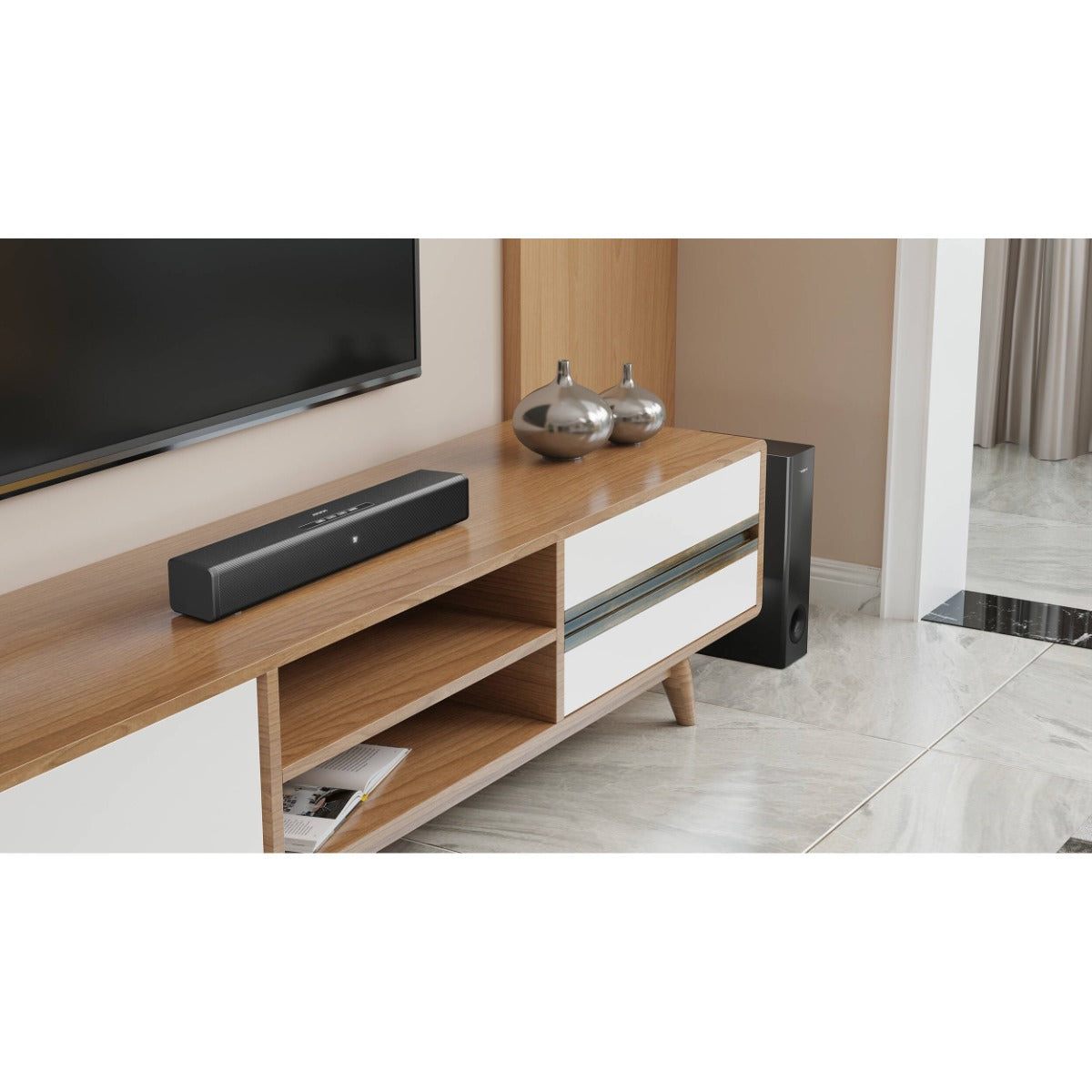 Creative Stage 360 2.1 Bluetooth Soundbar with Dolby Atmos