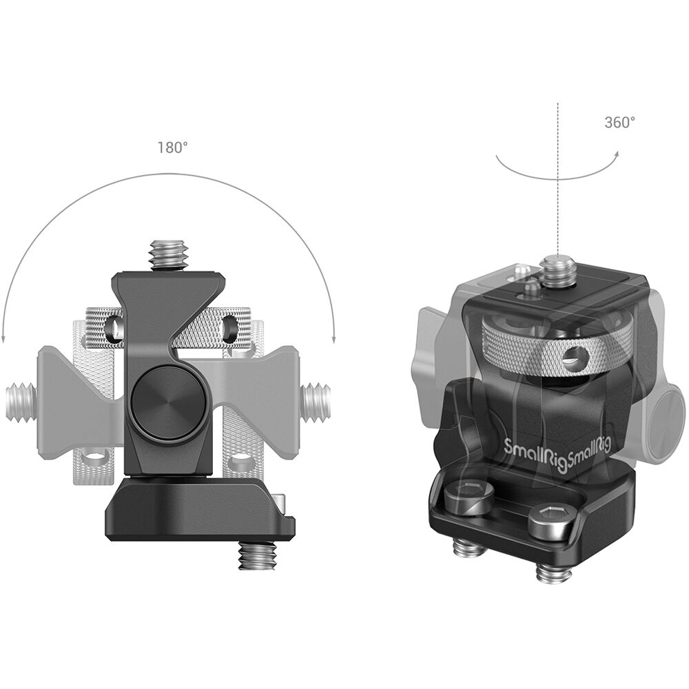 SmallRig Swivel and Tilt Adjustable Monitor Mount with Screws Mount 2904B