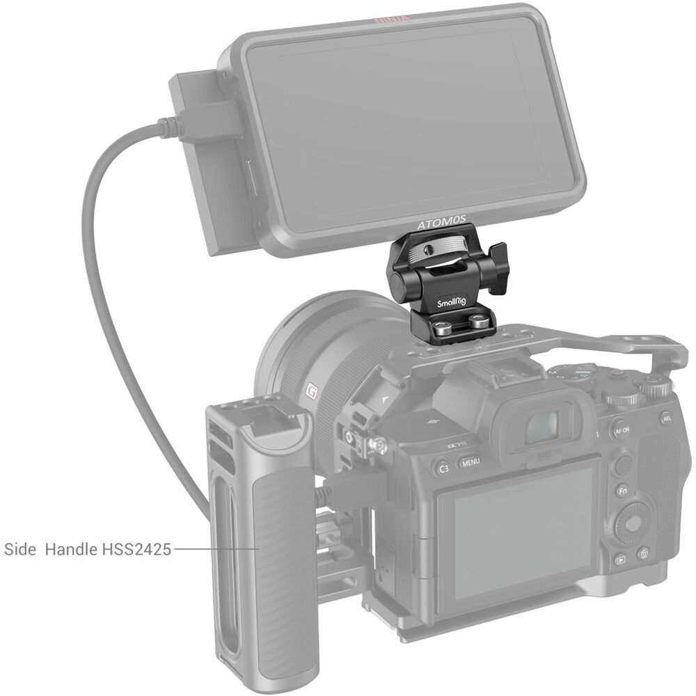 SmallRig Swivel and Tilt Adjustable Monitor Mount with Screws Mount 2904B