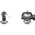 SmallRig Swivel and Tilt Adjustable Monitor Mount with Cold Shoe Mount 2905B