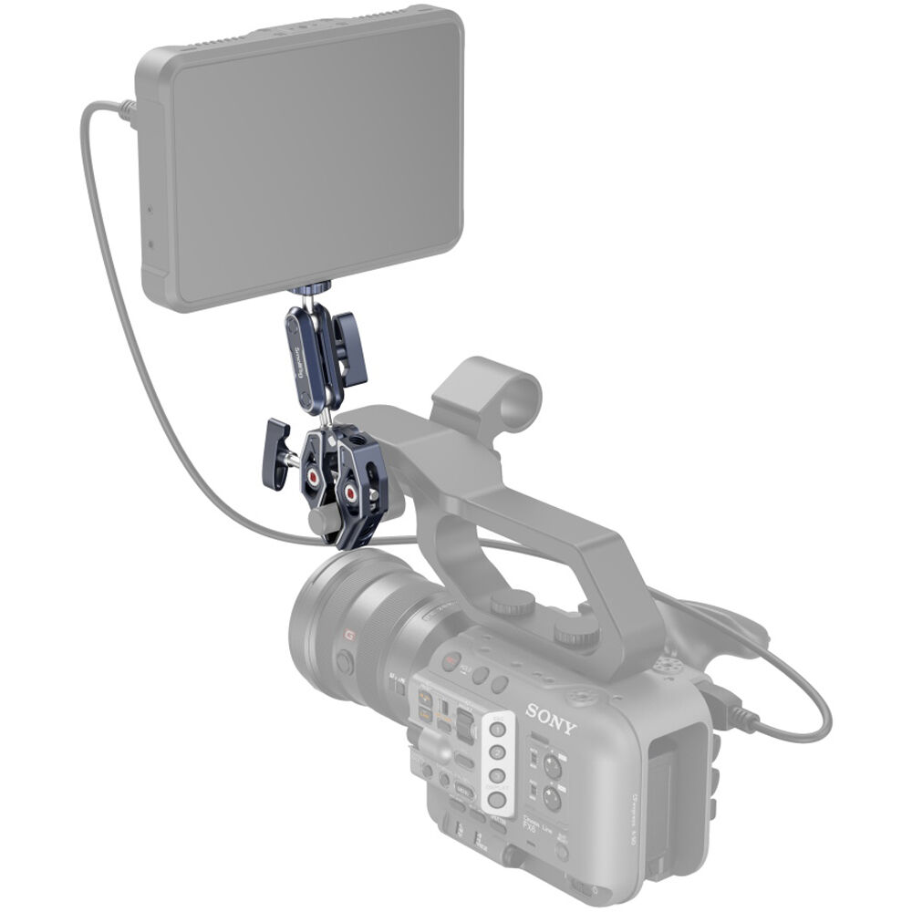 SmallRig Crab-Shaped Clamp with Ballhead Magic Arm 3757B