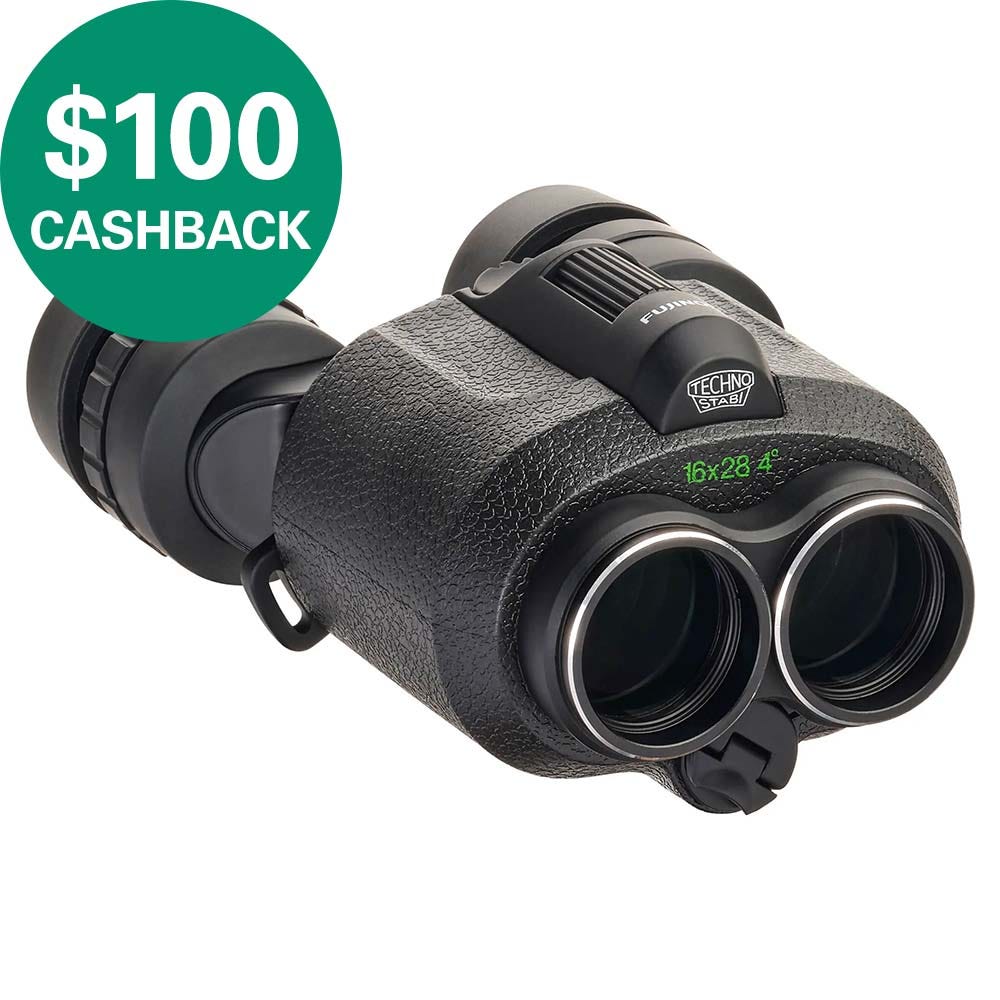 FUJIFILM Fujinon TECHNO-STABI 16X28 Waterproof Binoculars