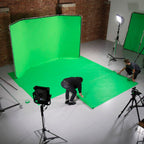 Manfrotto Vinyl Floor Background Chroma Key Green - 1.37x4m