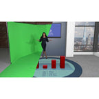 Manfrotto Vinyl Floor Background Chroma Key Green - 1.37x4m