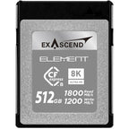 Exascend ELEMENT 512GB CFexpress Type B Card