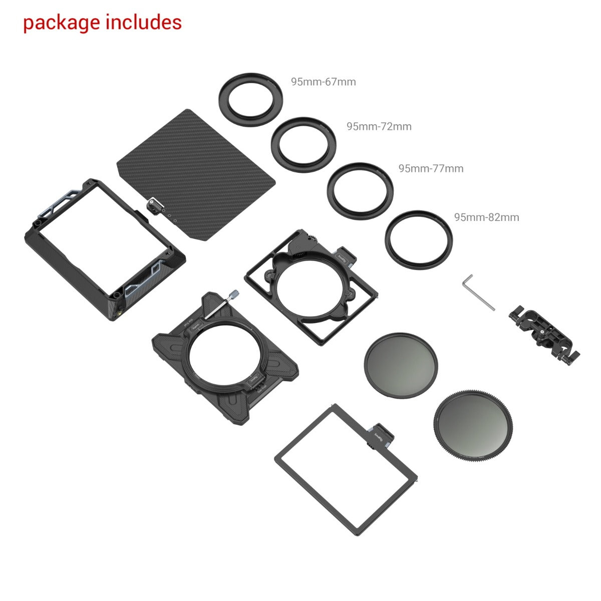 SmallRig Multifunctional Modular Matte Box (95mm) VND Kit 3645