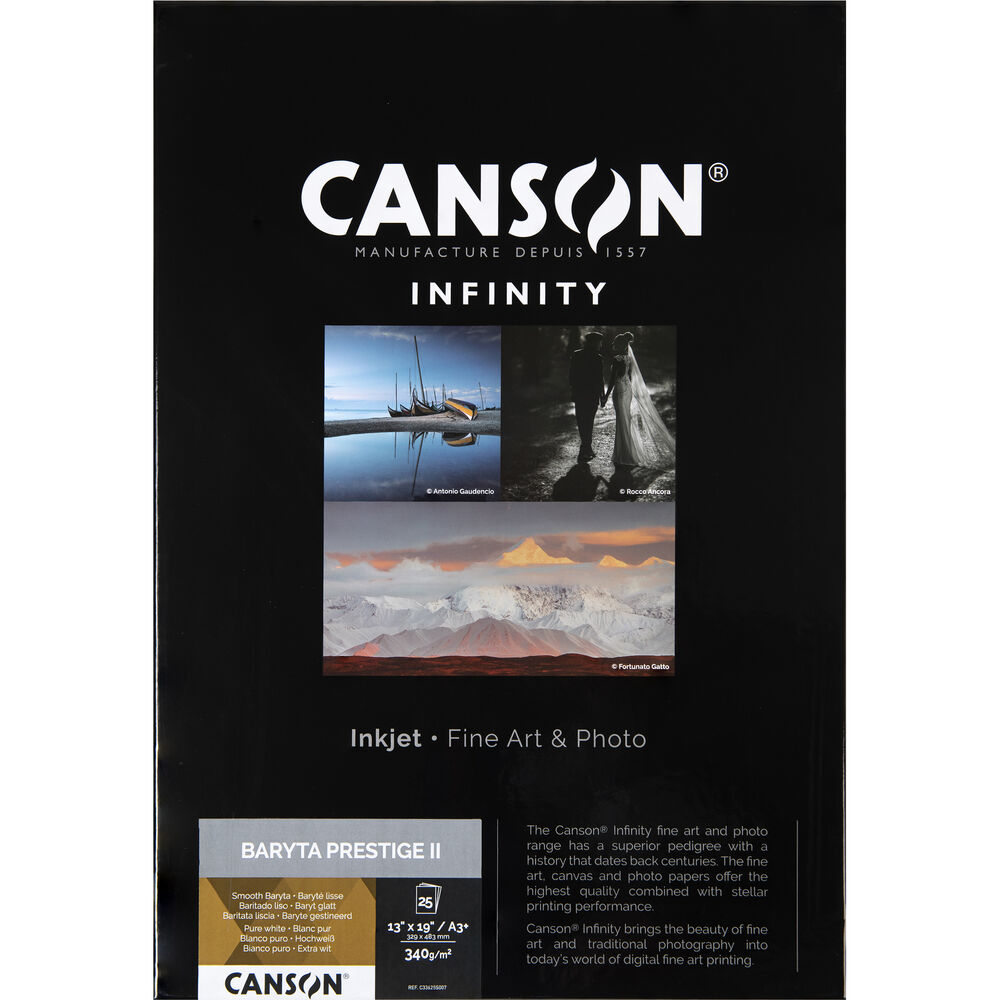 Canson Infinity Baryta Prestige II 340GSM (A3+)