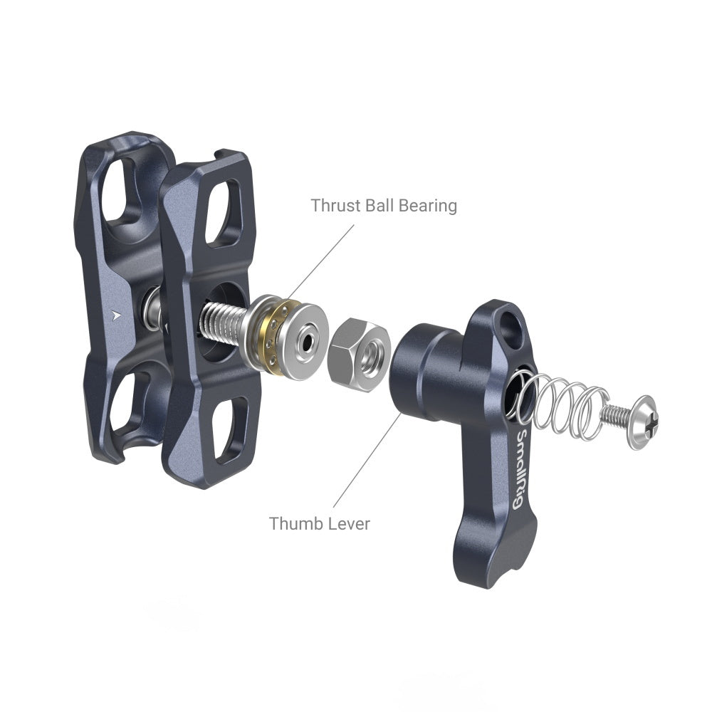 SmallRig Magic Arm with Dual Ball Heads (1/4-20 Screw and ARRI locating Screw) 3874
