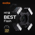  Godox MF12 Macro Flash 2 Light Kit 