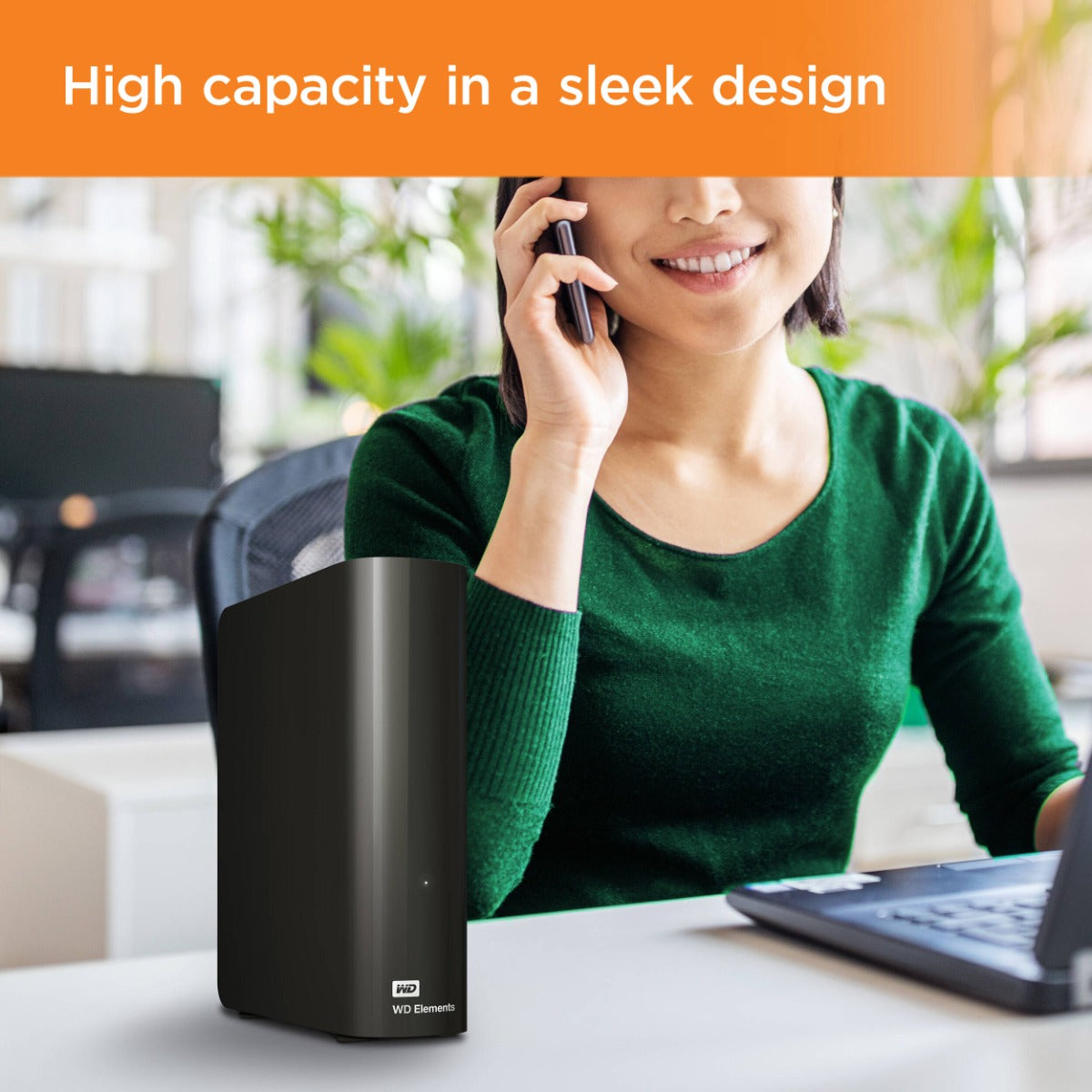 WD Elements 20TB Desktop Hard Drive (Black) 