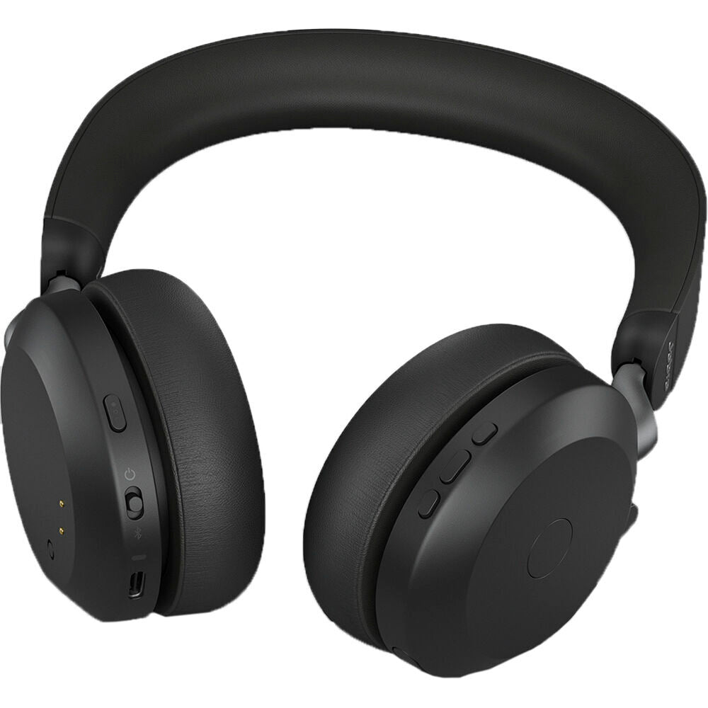 Jabra Evolve2 75 MS USB-A Bluetooth Headset with Charging Stand