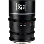 Laowa Nanomorph 27mm T2.81.5X S35 Anamorphic Lens - MFT Mount (Silver)