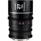 Laowa Nanomorph 27mm T2.8 Anamorphic Lens - Micro Four Thirds - Silver