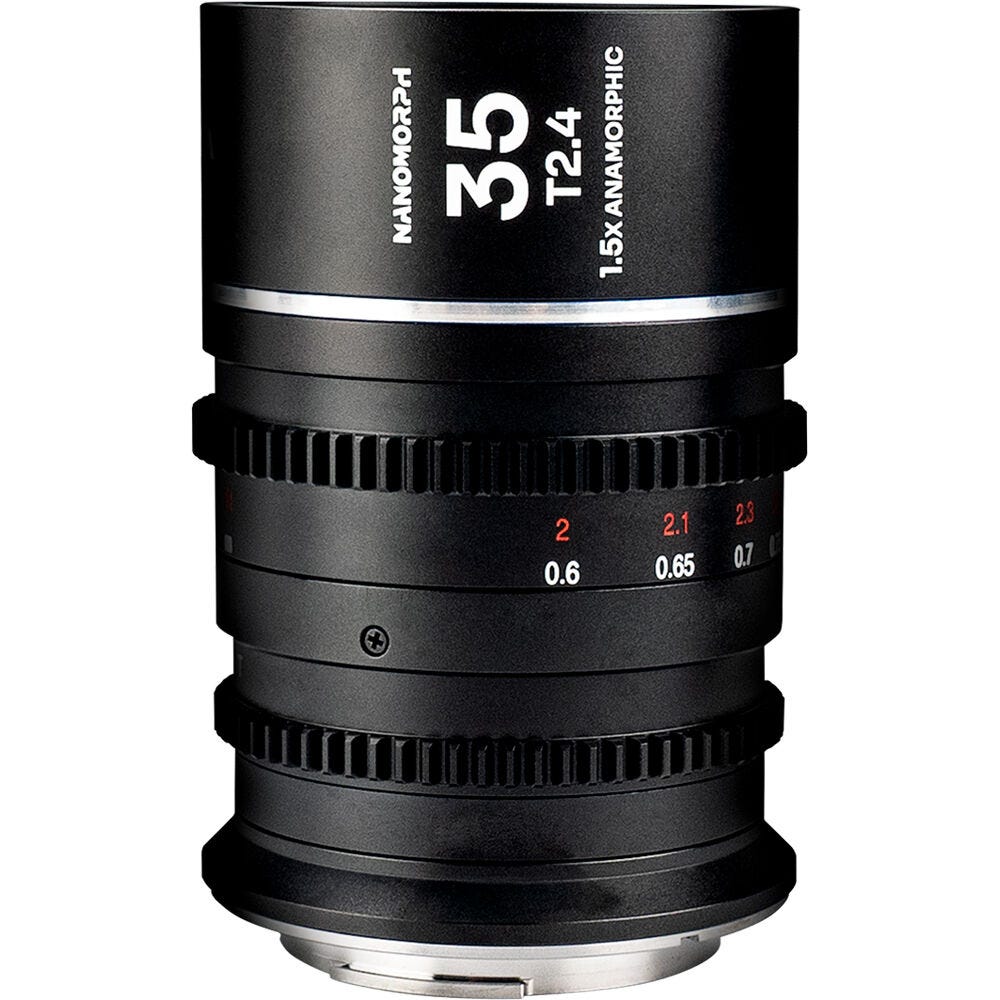 LaowaNanomorph35mmT2.41.5XS35 Anamorphic Lens - Fuji X Mount (Silver)
