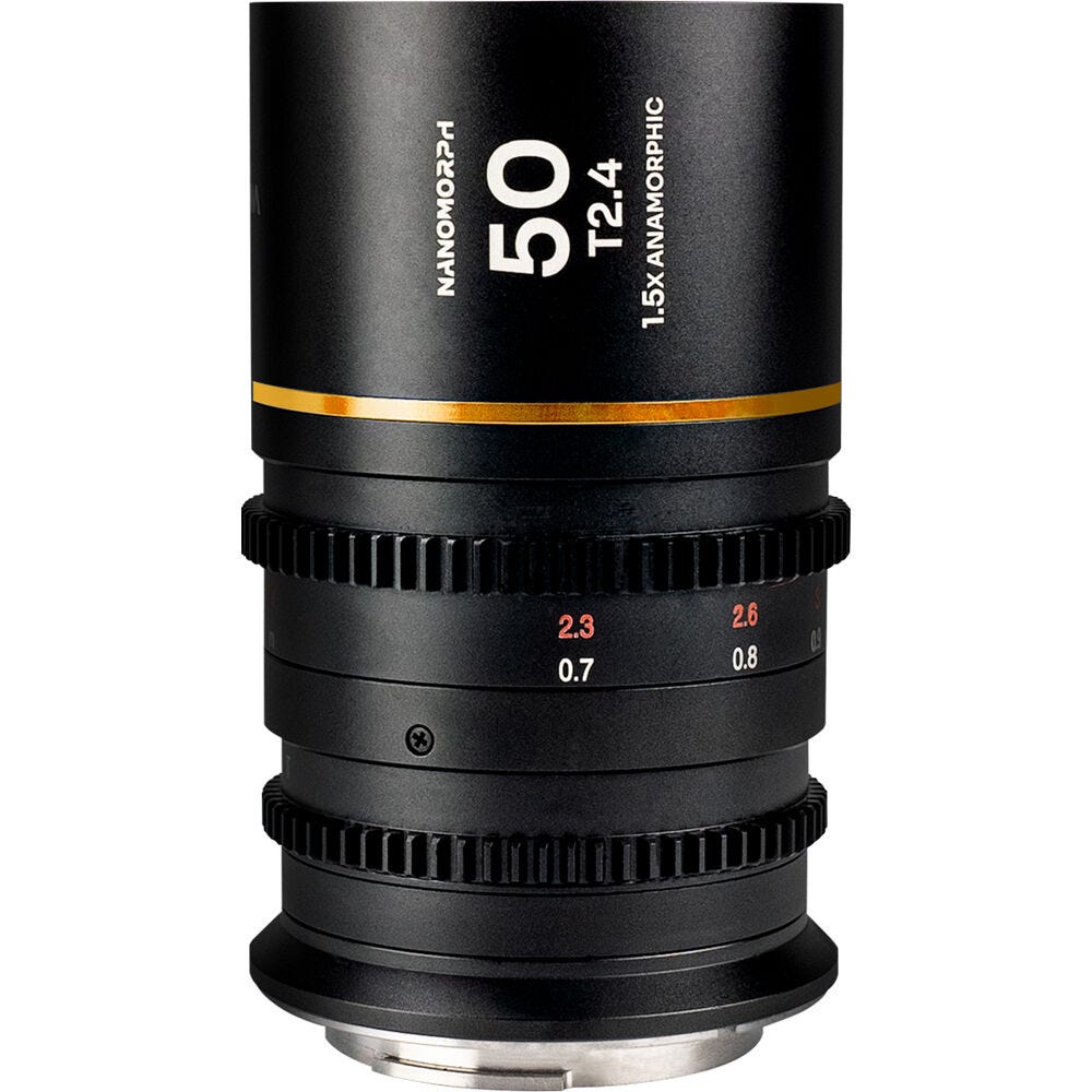  Laowa Nanomorph 50mmT2.41.5XS35 Anamorphic Lens - Canon RF Mount (Amber)