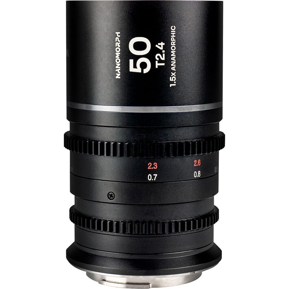 Laowa Nanomorph 50mmT2.41.5XS35 Anamorphic Lens - Sony E Mount (Silver)