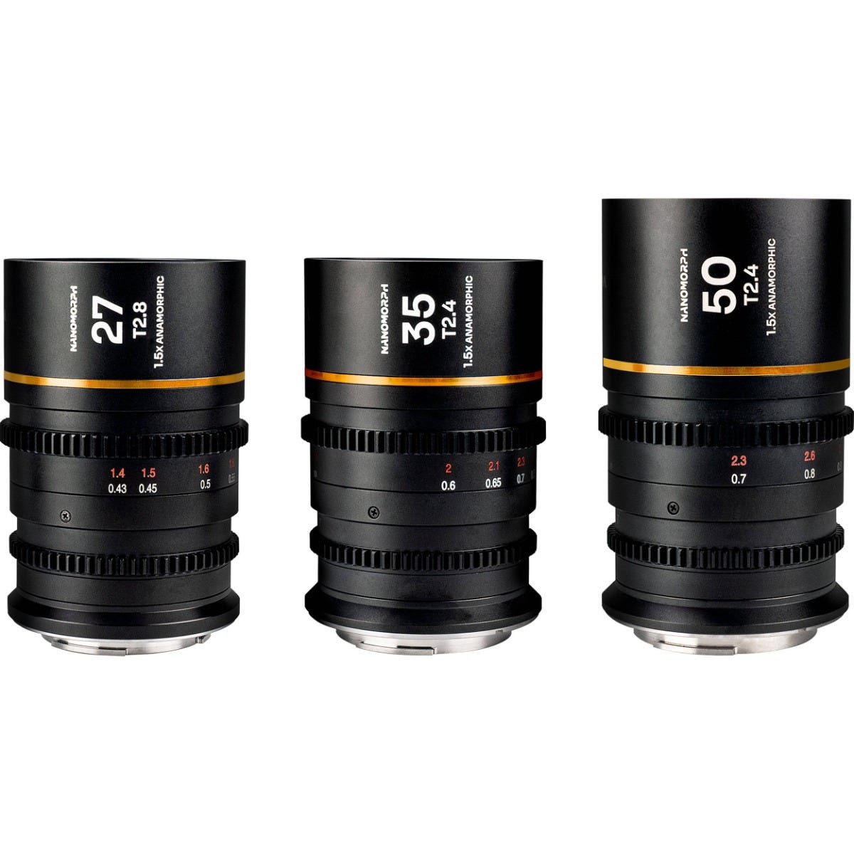 Laowa NanomorphS35 Prime3 Anamorphic LensBundle(27mm, 35mm, 50mm) - Sony E Mount