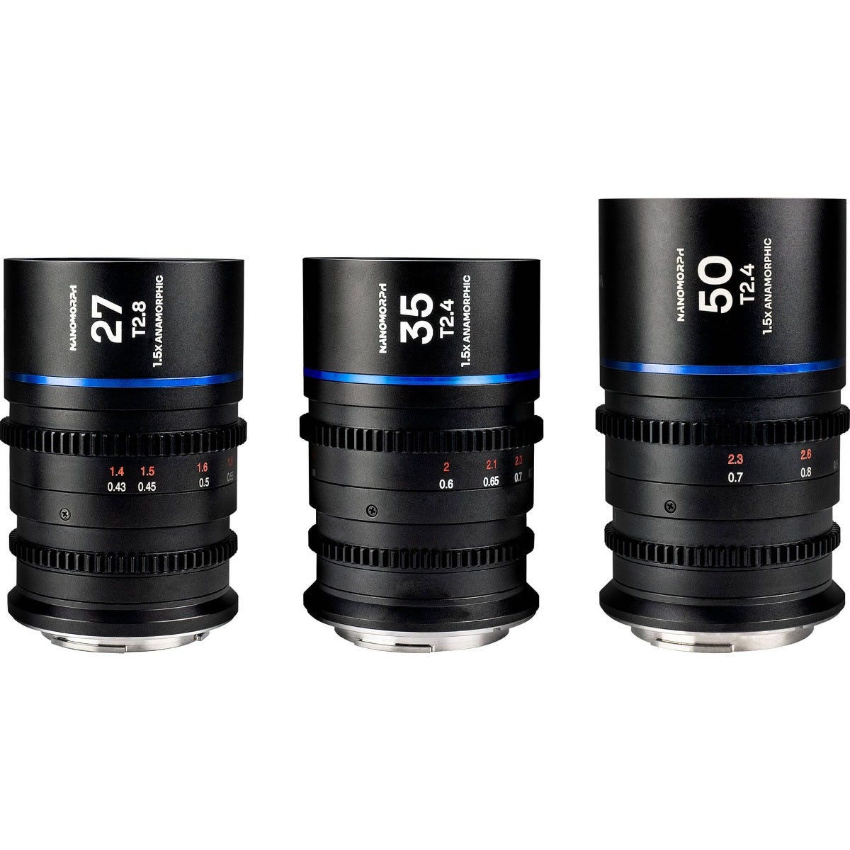 Laowa NanomorphS35 Prime3 Anamorphic LensBundle(27mm, 35mm, 50mm) - Sony E Mount