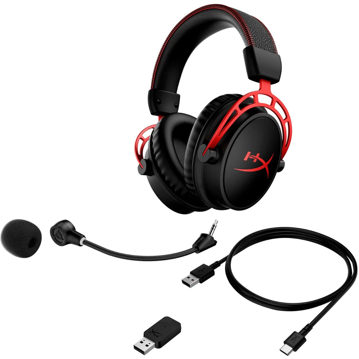HyperX Cloud Alpha Wireless Gaming Headset (Black/Red)