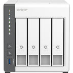 QNAP TS-433-4G 4-Bay Diskless NAS with ARM Cortex-A55 2GHz CPU 4GB RAM