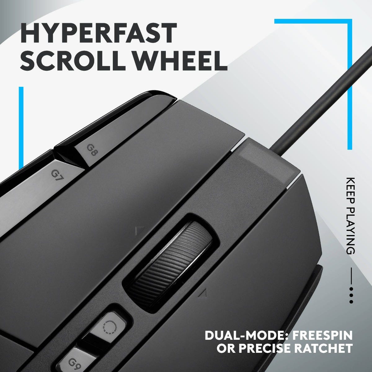 Logitech G502 X Optical Wired Gaming Mouse (Black)