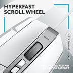 Logitech G502 X Optical Wired Gaming Mouse (White)
