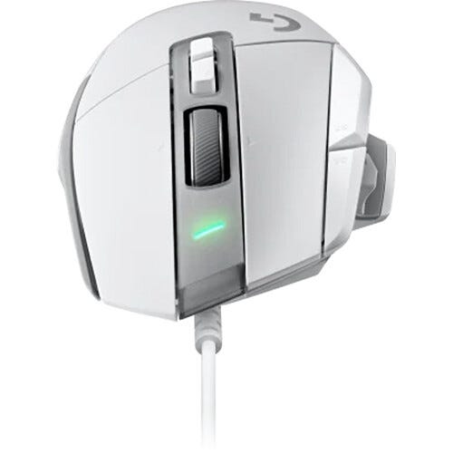 Logitech G502 X Optical Wired Gaming Mouse (White)